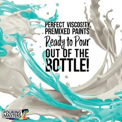 Pouring Masters Tropical Turquoise 8oz Bottle Water-Based Acrylic Pouring Paint