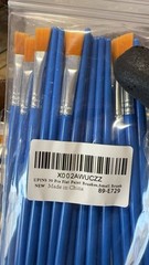 (2 Bags) UPINS 60 Pcs Flat Paint Brushes, Small Brush Bulk for Detail Painting