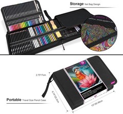 136 PCS Drawing & Sketching Set,Pro Art Supplies with Graphite,Charco…