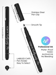 Micro Fine liner Drawing Art Pens Calligraphy Pens: 22 Size Art supplies Wate…