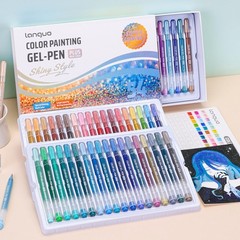 Glitter Gel Pens for Adult Coloring, 54 Colors Special Shining Multi Glitter …