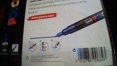 Uni Posca Paint Marker 8 Pack PC3M Fine Point 0.9-1.3mm Sparkling Colours. Perm.