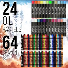 Mega Wood Artist Kit 162pc – Pro Drawing, Painting Supplies with Paper & Brushes