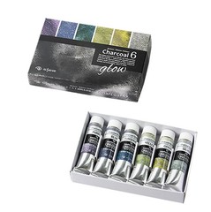 Kusakabe Charcoal Glow 6-color Set 10ml Transparent watercolor 304952 Japan NEW
