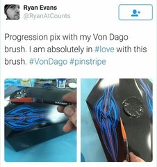 #0000 PREMIUM Pro Series Pinstriping Sword Brush by Von Dago – Now Publicly Sold