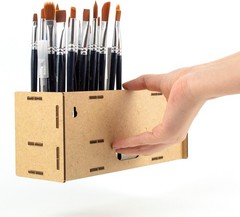 Paint Brush Holder. Large Capacity Paint Brush Organizer and Art Supply Organize