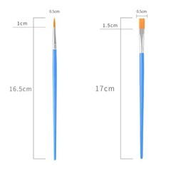 100Pcs Artist Paint Brushes Set Art Acrylic Oil Watercolour Painting Craft Model