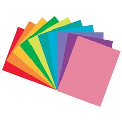 Tru-Ray Construction Paper, 10 Vibrant 9″ x 12″, Bright Color Assortment