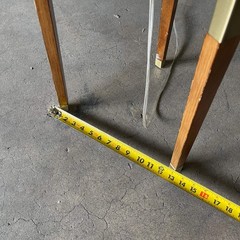 Vintage Wood Easel Lamp 61.5″ x 13.5″ x 13.5″ Wood & Brass