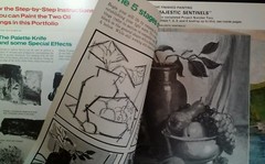 Craftint Enjoy Oil Painting VTG 1971 Instructions 13×10 RARE VHTF NO. 3