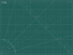 Cutting Mat A0 Green 36 x 48 Inch Self Healing 5 Ply Craft Board Elan