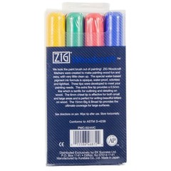 ZIG Woodcraft Markers Set of 4 PWC-50/4VC Wood Painting Pens Made in Japan