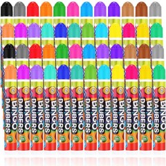 48 Pack Assorted Colors Set of Bingo Daubers 0.4oz Dot Markers Bulk Supplies …