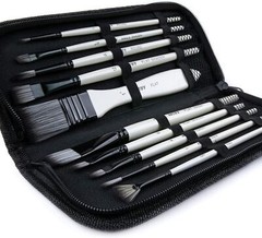 ARTIFY Paint Brush Set, 10 Pieces Paint Brushes for Acrylic Painting with cas…