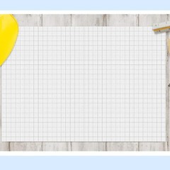 25 Sheet Graph Paper Pad 24″ X 36″ Large Graph Paper 1″ and 1/4″ Ruled Grid Pape