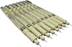 Pigma Micron Pen 005 Black Ink Marker Felt Tip Pen, Archival Pigment Ink, Fine P