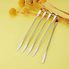 10 Pieces Makeup Spatula Scoop Stainless Steel Depotting Spatula Double-Headed