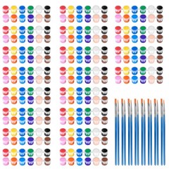 20 Pack Mini Acrylic Paint Set,12 Colors Acrylic Paints Strips for Kids&Adult…