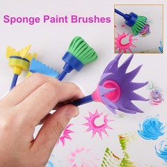 Paint Sponges,Paint Sponges for Kid,Early Learning Toddlers Paint Brushes Spo…