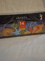 Arteza 14 Fabric Colors Premium 14×2 Fl Oz Total 28 Total Fl Oz