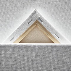 Stretched White Canvas Set – Rectangle, 24×36 Inch, 2-Pack – 100% Cotton, Tri…