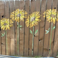 Large Flower Stencils Painting on Wood Reusable Floral Wall Stencil Templates…