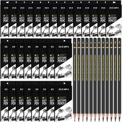 360 Pcs Drawing Sketching Pencil Set Professional (12b – 4h) Graphite Charcoa…