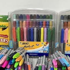 300+ Marker Pen Lot Sharpie Posca Crayola Bic Faber-Castell Tested Mixed