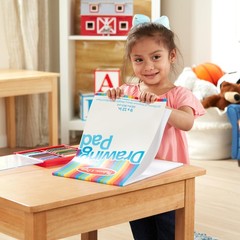 Melissa & Doug Drawing Pad | 9 x 12 Inches | 50 Sheets Heavyweight Paper | White