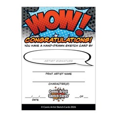 🎨 10 Packs – 18 PT Comic Artist Sketch Cards – Blank Trading/Sketch Cards Paper