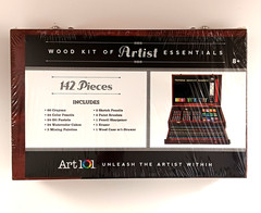 Art 101 142-Piece Wood Kit Of Artist Essentials