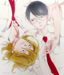 [Used] Canvas – Kusakabe Hikaru & Sajou Rihito Canvas Board – “Classmat