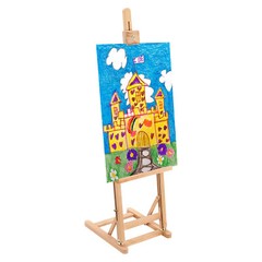 Studio Beechwood Artist Easel Adjustable Drawing Stand Hold Canvas up to 50″