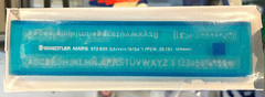 Staedtler Mars 572 035 Lettering Template Use 0.35 technical Pen with Ink Riser