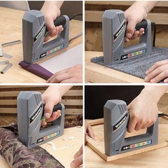 WORKPRO Electric Corded 4 in 1 Nail Gun Stapler w/3000PCS Staples and Nails NEW