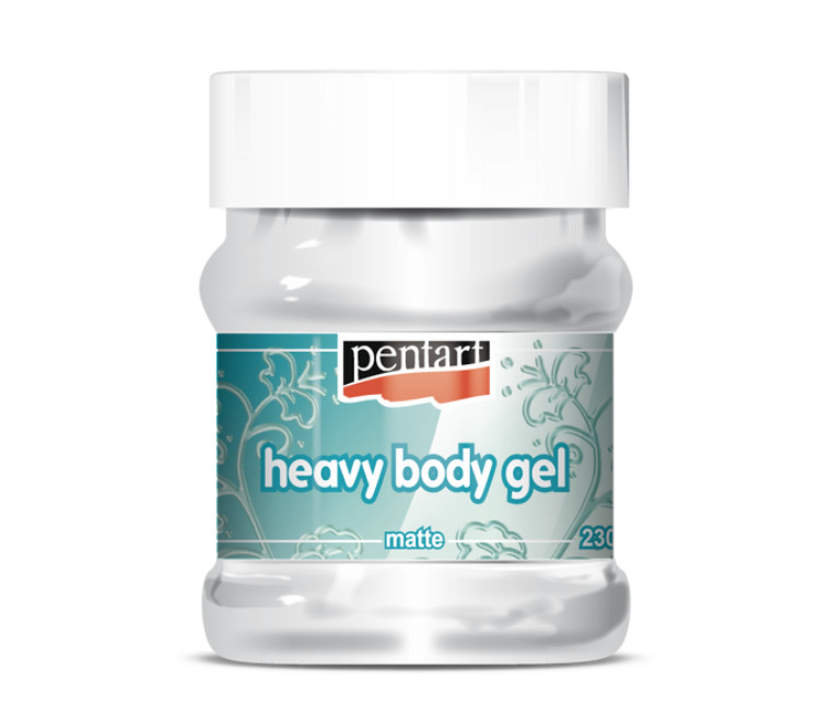 Matte | Heavy Body Gel | 230ml | Pentart | Decoupage Mixed Media