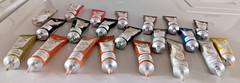 Lot of 21 Tubes Artex Roll-On Decorator Paint Vintage Partially Full No Caps