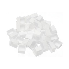 2ml Watercolor Pans, 48 Pack Empty Half Pans Watercolor Tins Style 1, White