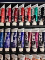 Liquitex Basics Set of 36 Multicolor Assorted Acrylic Art Paints Color Tubes