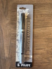 Pilot Permanent Paint Marker X-Fine Point Silver Metallic Arts Crafts Stationary