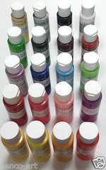 Docraft Artiste Craft Acrylic Paint Bottles 88 Colours. Matt, Metallic or Pearl