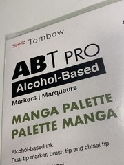 Tombow ABT PRO Alcohol-Based Art Markers, 12 Pack Manga Palette