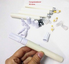 25 Empty Refillable Paint Pens furniture scratch repair auto car paint touch-up