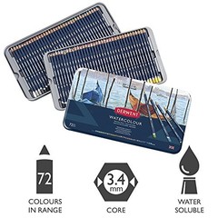 Derwent watercolor pencils water color pencil 72 color set 32889