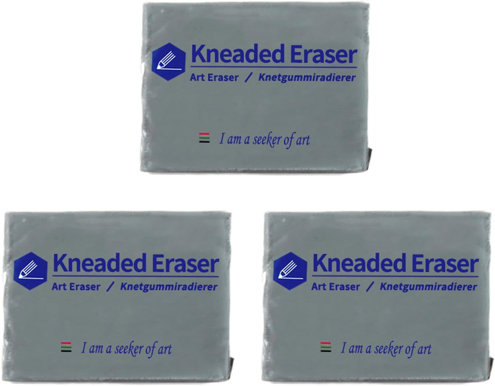 Kneaded Eraser,3Pcs Kneaded Erasers for Artists Kneadable Eraser Art Back to Sch