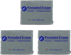 Kneaded Eraser,3Pcs Kneaded Erasers for Artists Kneadable Eraser Art Back to Sch