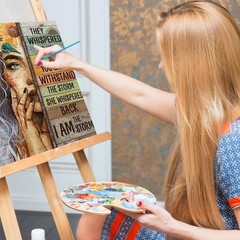 Offito Paint by Numbers Kit for Adults – Inspirational Frameless, BOP1PNF04