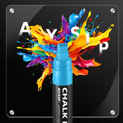 Window Chalk Markers for Blackboard，10 Colors Washable Glass Jumbo Liquid Chalk