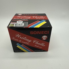 SONECI MEGA 100 PCS Natural Multi-Colored Pastel Blackboard Chalk Non-Brittle