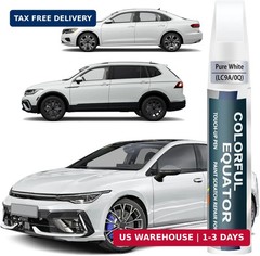 Touch Up Paint for VW Tiguan Atlas Pure White LC9A 0Q 2024 2025 Exact Match Kits